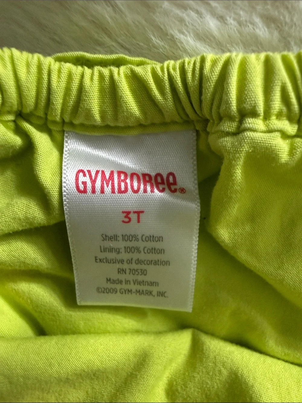 Gymboree Citrus Appliqué Sundress Girls 3T Lime Green Summer Dress